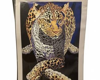 Vintage Tom Taylor Leopard Print Poster