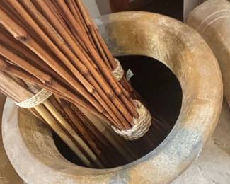 Terracotta Pelican Motif Vase or Urn fourth image