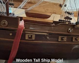 Wooden Tall Ship Model third image