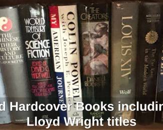 Assorted Hardcover Books including Frank Lloyd Wright titles fifth image