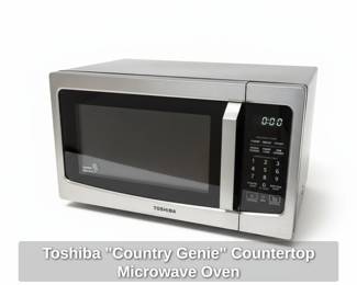 Toshiba Country Genie Countertop Microwave Oven