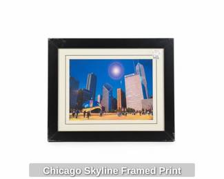 Chicago Skyline Framed Print