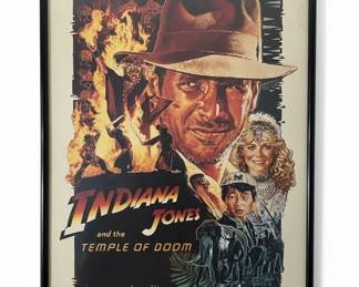 Indiana Jones and the Temple of Doom Original US OneSheet Movie Poster