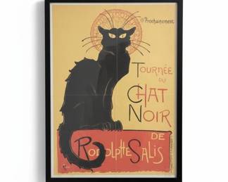 Le Chat Noir Tourne du Chat Noir de Rodolphe Salis Poster