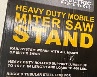 Chicago Electric Heavy Duty Mobile Miter Saw Stand second image