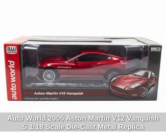 Auto World Aston Martin V Vanquish S Scale DieCast Metal Replica