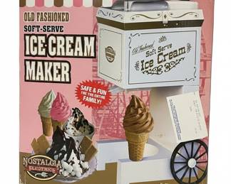 Nostalgia Electrics Old Fashioned Soft Serve Ice Cream Maker