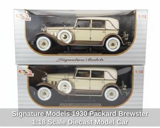 Signature Models Packard Brewster Scale Diecast Model Car