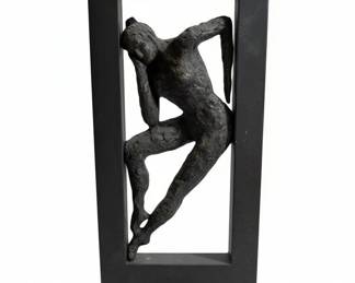 Figurative Sculpture in Rectangular Frame