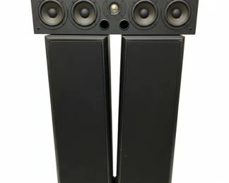 Realistic Minimus Speakers and JVC Super VHS VCR