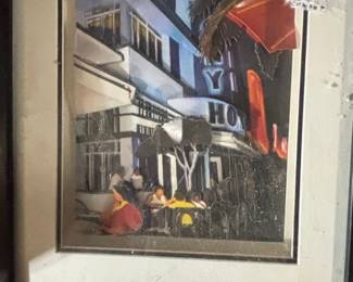 Diorama of a European Hotel Scene