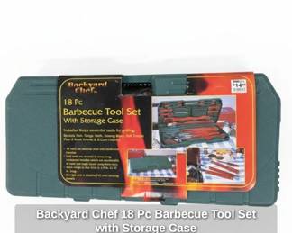 Backyard Chef Pc Barbecue Tool Set with Storage Case