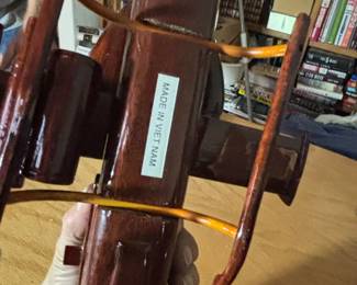 Wooden AH Cobra Attack Helicopter Model fourth image