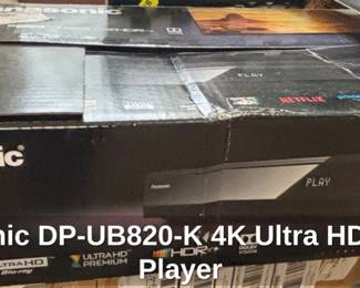Panasonic DPUBK K Ultra HD Bluray Player
