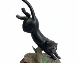 Franklin Mint Nighthunter Black Panther Figurine