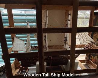 Wooden Tall Ship Model
