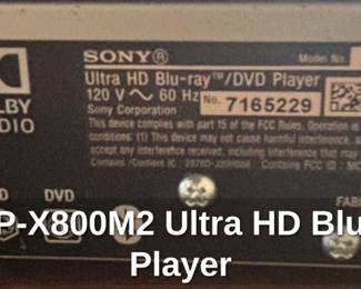 Sony UBPXM Ultra HD Bluray or DVD Player third image