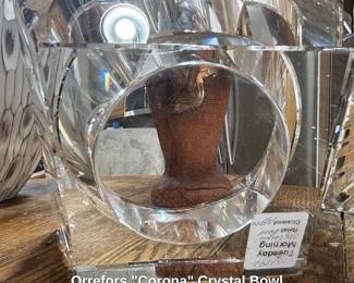 Orrefors Corona Crystal Bowl second image