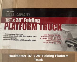 HaulMaster x Folding Platform Truck second image