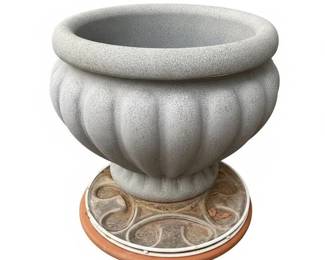 Campania International Longwood Urn Planter with Pedestal second image