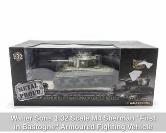 Walter Sons Scale M Sherman First in Bastogne Armoured Fighting Vehicle