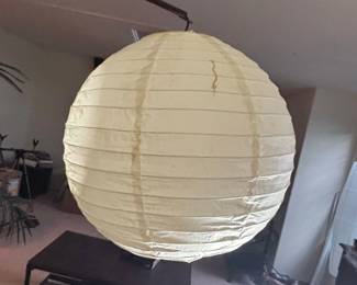 Isamu Noguchi Akari D Paper Lantern Pendant Light