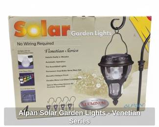 Alpan Solar Garden Lights  Venetian Series