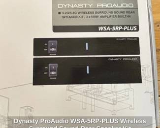 Dynasty ProAudio WSARPPLUS Wireless Surround Sound Rear Speaker Kit