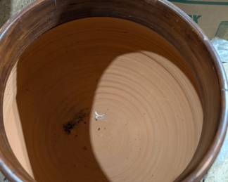 Terracotta Planter with Decorative Rim