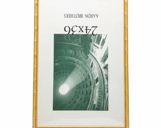 Aaron Brothers x Picture Frame with Bamboo Style Molding