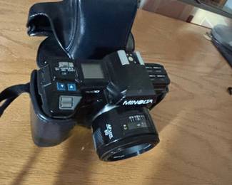 Minolta Maxxum mm SLR Camera with mm f or . Lens