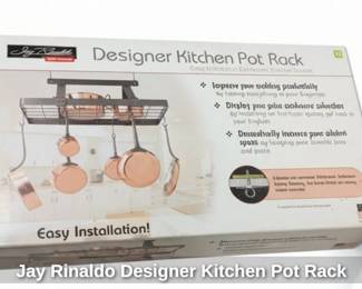 Jay Rinaldo Designer Kitchen Pot Rack