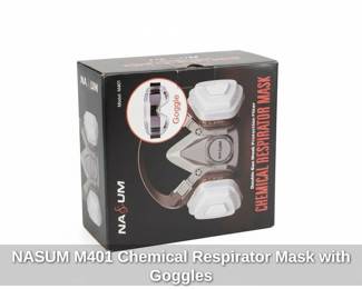 NASUM M Chemical Respirator Mask with Goggles