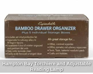 Hampton Bay Torchiere and Adjustable Reading Lamp