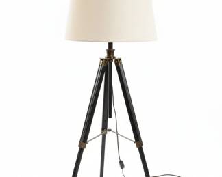 Surveyor Style Tripod Floor Lamp