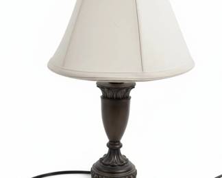 Traditional Urn Table Lamp with Fabric Shade
