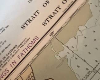 NOAA Nautical Charts  Rosario Strait  Strait of Juan de Fuca third image