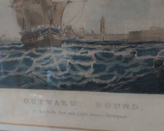 Outward Bound, Off the Rock, Fort and LightHouse  Liverpool by S. Walters and R. G. Reeve second image