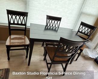 Baxton Studio Florencia Piece Dining Set second image
