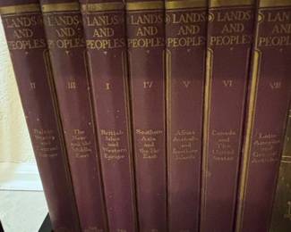 Lands and Peoples Encyclopedia Set