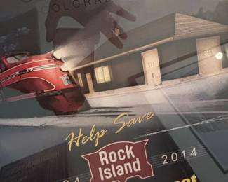 The Rocky Mountain Rocket  Calhan Depot Preservation Poster second image