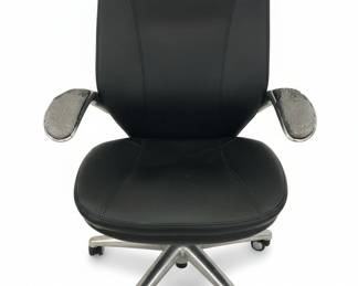 Black Faux Leather Executive Office Chair