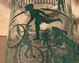 Vintage Hazel Atlas Big Top Circus Tumbler Glasses Set second image