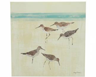 Shorebirds Painting by Avery Tillmon