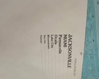 USGS Bathymetric Map of Florida Coastline second image