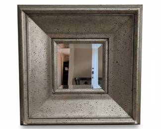 Square Decorative Mirror with Speckled Frame