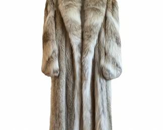 Vintage Canadian Lynx Fur Full Length Coat