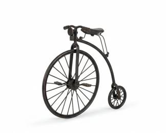 Vintage Metal PennyFarthing Tricycle Decorative Sculpture
