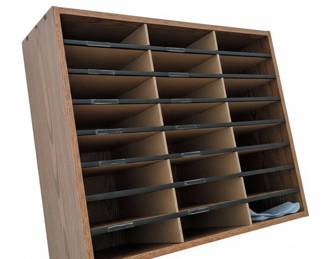 Wooden Mail Sorter Organizer