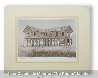 JeanClaude de Montfort No Phone Limited Edition Print